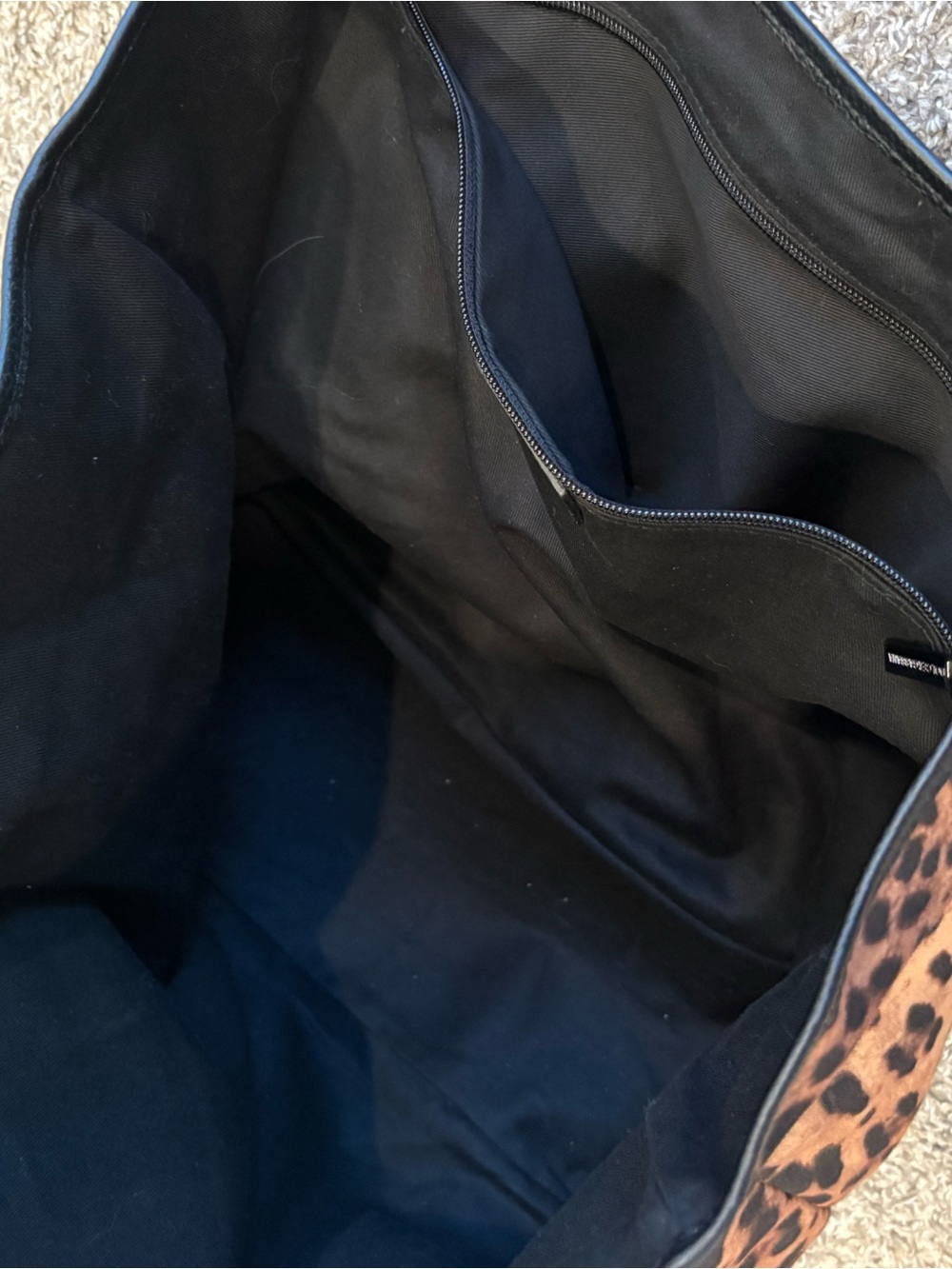 Dolce and Gabbana Leopard Print Fabric Animalier Tote - Picture 5 of 5